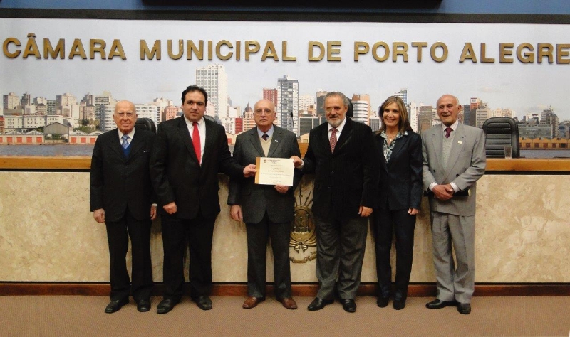 Homenagem na Câmara Municipal de Porto Alegre - 24 de maio